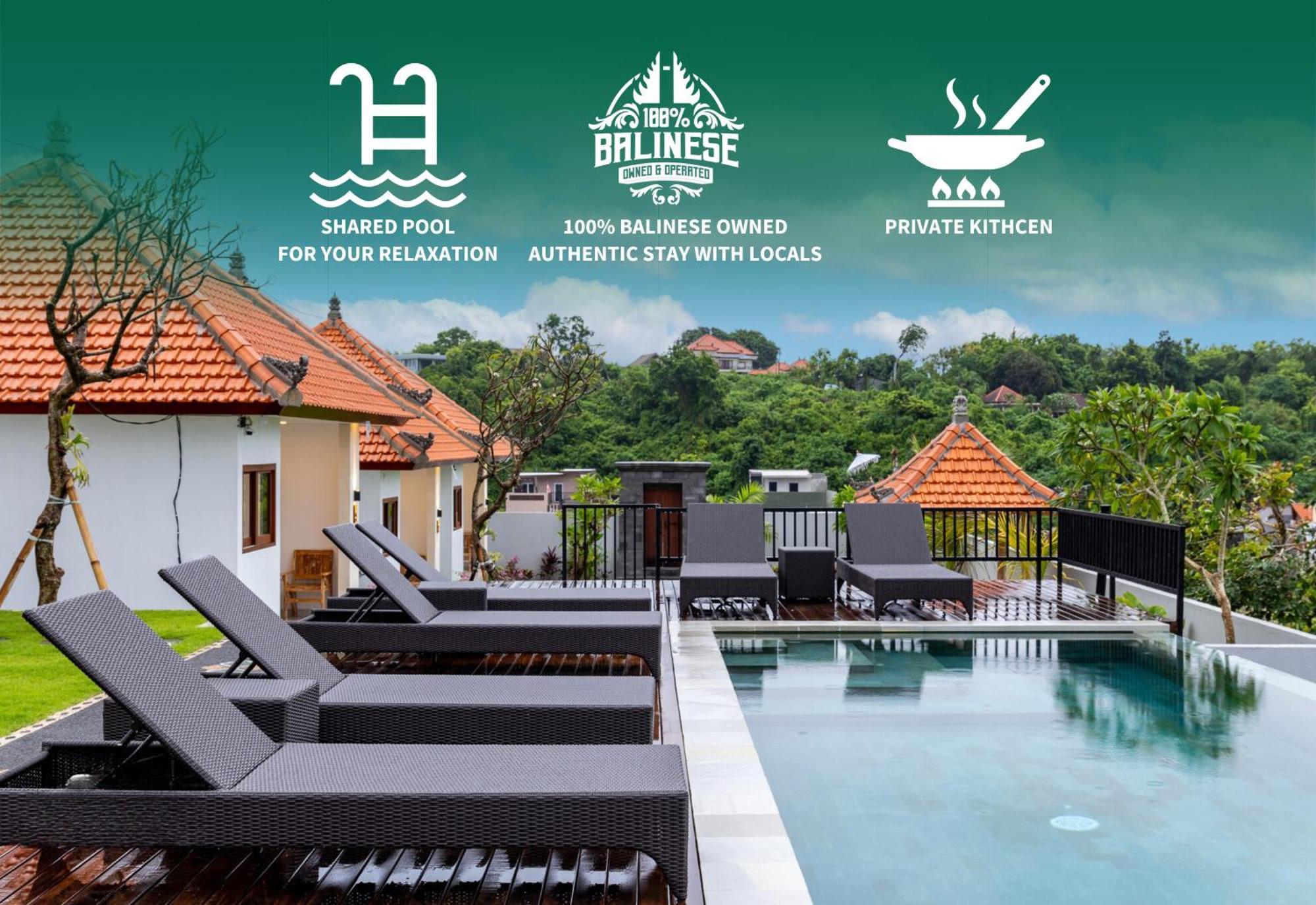 Agra Villa Bali By Bukit Vista Ungasan Extérieur photo